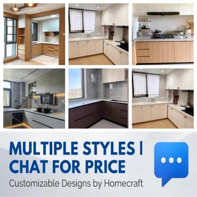 Custom Kitchen Cabinet System Bespoke Modular Kitchen Carpentry Anti-Fingerprint & Waterproof Cabinets Modern Minimalist Design BTO Condo HDB High-End Kitchen Renovation