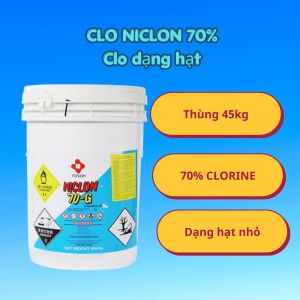 NICLON 70% Clo dạng hạt dung tích 45kg