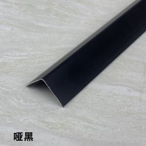 L Aluminum Alloy Tile Edge Strip No Drilling Corner Protector Anti-Collision Guard Strip for Wood Flooring Decorative Strip