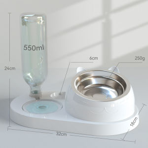 ROYAL PET PARADISE Pet Feeder Water Feeder 2 in 1 Mangkok Hewan Peliharaan Anti Semut