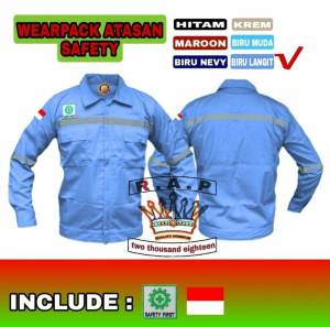 WEARPACK ATASAN PROYEK SAFETY/KAMEJA KERJA