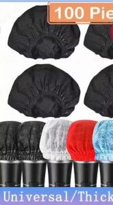 50/100pcs Non-Woven KTV Microphone Cover Anti-Spray Protection Black/White/Dot