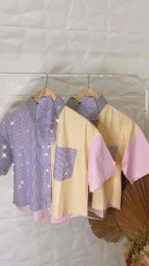 Kemeja Oversize Sweet Pastel