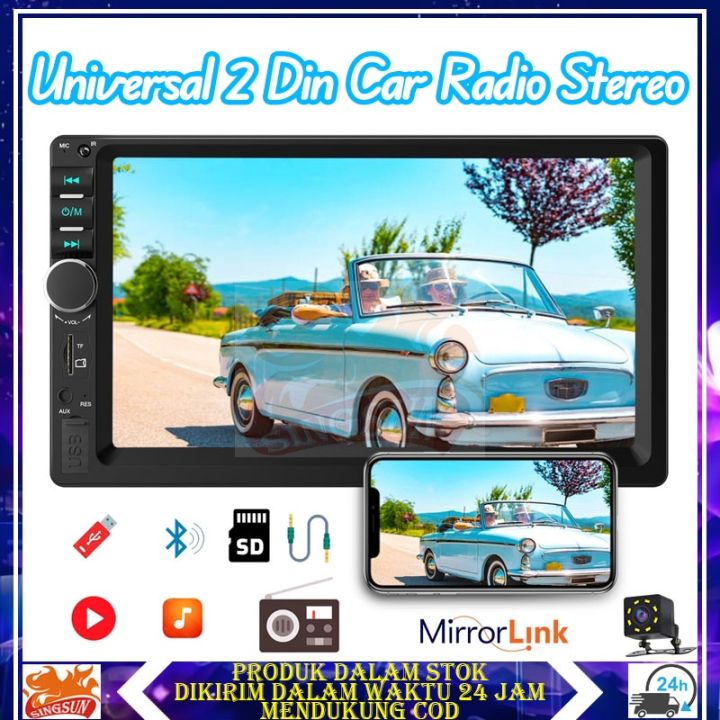 Ready Ya Cod Universal Head Unit Android/iPhone Double Din Inch - Main Image