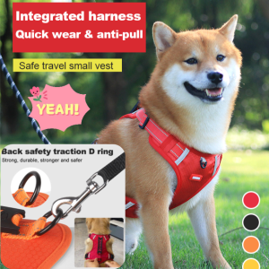 No-tension dog harness New pet harness Explosion-proof dog harness Commuter dog leash