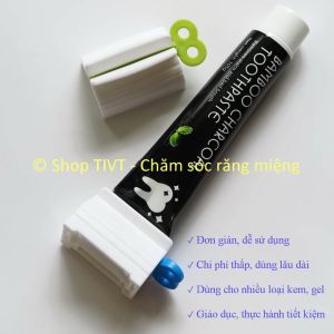 Dụng cụ giúp tiết kiệm tận dụng kem đánh răng bằng nhựa bóp lấy ép hết sạch kem đánh răng - TIVT