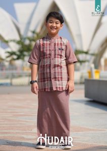 Setelan Koko Anak Sarcel Sarung Celana Elfath HUDAIR Series