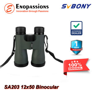 Svbony SA203 12x50 Binocular Waterproof IPX7 Dengan Prisma BAK-4 Cocok Untuk Stargazing