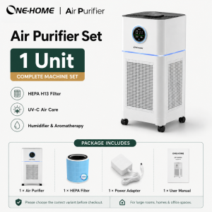 ONE HOME Air Purifier Negative ions With HEPA Filte Dust Filter Purifier Filter Replacement For Home
