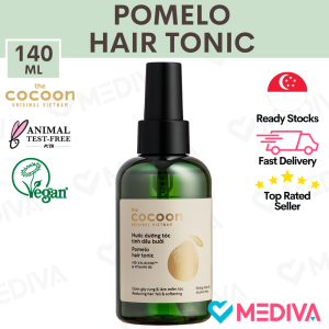 Vietnam Cocoon Mediva Essential Oil Conditioner 140ml with Vitamin B5 Pomelo Hair Tonic Oily Scalp & Roots Treatment