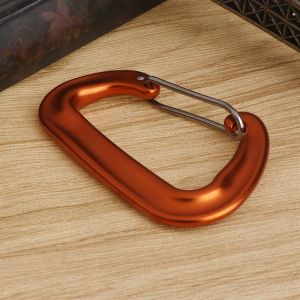 Aluminum Alloy D Ring Carabiners Clip D Shape Gate Small Keychain Carabiner Clip Outdoor Camping Lock Snap Hook