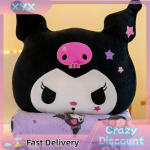 XYX Sanrio Kuromi giai điệu phim hoạt hình Gối Chăn hai trong một dễ thương gối và chăn xe hai mục đích điều hòa không khí ngủ trưa Chăn Quà Tặng