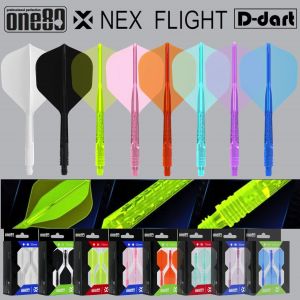 ONE80 DARTS FLIGHT - (SHAPE) NEX FLIGHT INTEGRATED DART FLIGHT (SAYAP ARROW)
