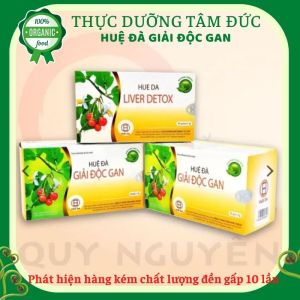 (Com 5 hộp) Huệ đà giải độc gan từ cây cà gai leo hộp 30 gói x 3g -  chùa Long Hương