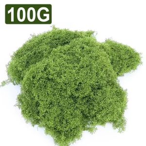 100g cuộc sống vĩnh cửu Rêu cây hoa lá giả thủ công tự làm cỏ nhà phòng trang trí vườn mini cảnh quan cỏ giả Quà Tặng