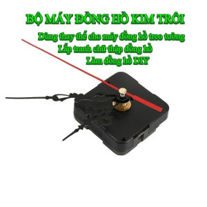 Máy đồng hồ treo tường kim trôi kèm bộ 3 kim không gây tiếng ồn