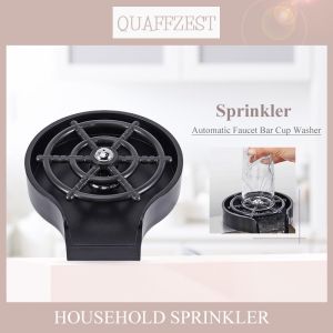 Automatic Faucet Glass Washer & Beer Milk Tea Cup Washer: High Pressure Multi Angle Spray Washing Rinser