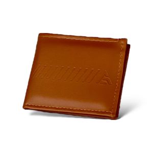 Dompet Pria Pendek Lipat Aflah D04 Hitam dari Kulit Sintetis Premium - 6 Slot untuk Kartu