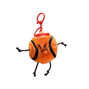 Plush Sports Toy Balls Keychain Sports Series Soft Keyring Handbag Decoration Key Pendant Plush Texture for Any Occasion