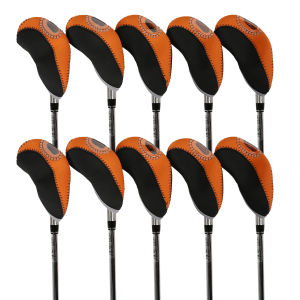 10Pcs Cover Stick Golf Cover Stick Golf Driver Cover Iron Set Golf Bahan Sponge Lembut Dan Kuat