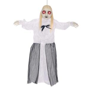 Sound Activated Skeleton With Light up Eye Voice-Activated Skeleton with Sound Effect For Indoor and Outdoor Decoration