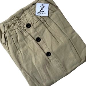 Rok Kerja Jumbo Melar BB 80 - 160 kg Caca Rok Kargo Soft Jeans Stretch Tebal Pinggang Karet Ada Saku