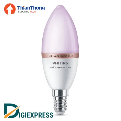 Philips WiZ Color Ambiance Bulb หลอดไฟเปลี่ยนสีอัจฉริยะ เปลี่ยนสีได้ 16 ล้านสี ขั้ว E14