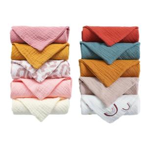 10 Pcs Baby Square Towels Infants Wash Hand Face Towel Handkerchief Feeding Bib