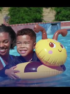 Intex 59220 Animal Inflatable Split Swimming Ring For Kids - Sloth