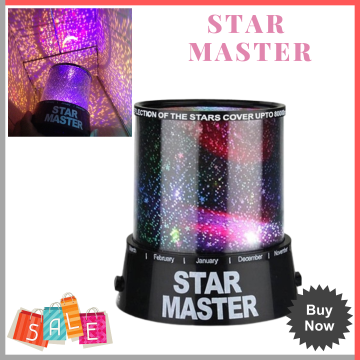 LED Night Light Projector Starry Sky Star moon Master Children