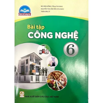 Sách - Bài tập công nghệ 6 ( Chân trời sáng tạo ) - Bán kèm bao sách và bút chì 2B