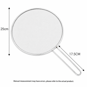 Best Seller STAINLESS STEEL ANTI-SPLASH MESH NET | Oil Splatter Protection | Grease Protector | Multi-Purpose Can Filter Oil and Sift Flour | Frying Pan Guard | Fine Mesh Strainer | Stove Splash Shield | Reusable Cooking Frying Mesh Net | Oil Splash Cover