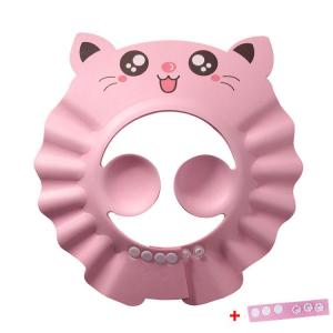 Mũ gội đầu chắn nước bảo vệ tai cho bé 0 - 6 tuổi có thể điều chỉnh vòng đầu
