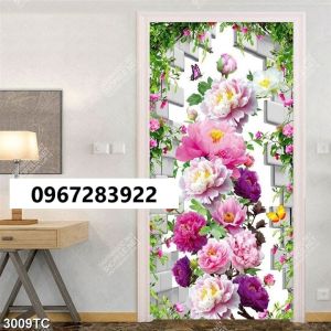 Tranh gạch hoa mẫu đơn đẹp