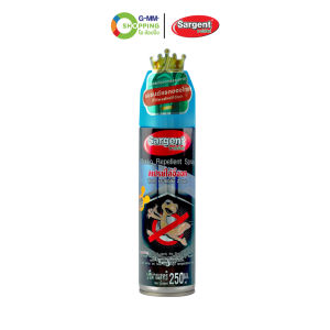 Sargent ซาเจ้นท์ สเปรย์ไล่จิ้งจก ตุ๊กแก และ สัตว์ลิ้นสองแฉก กลิ่นโอโซน ขนาด 250 มล. #200765