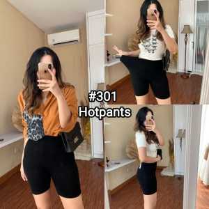 LEGGING HOTPANTS HIGH WAIST FIT TO XXL / LEGGING PENDEK IMPORT