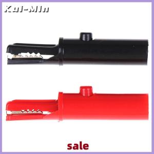 Kui-Min 2Pcs push button type full protective alligator clip for professional multimeter