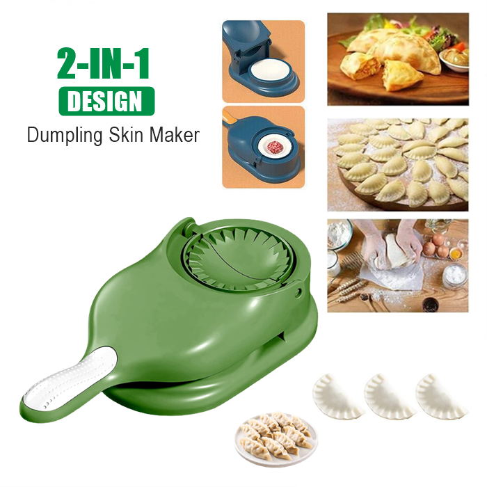 2in1 Dumpling Maker Mould Dough Pressing Tool Manual Press Dumpling ...