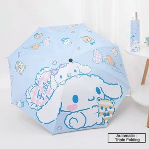 YUOYU Yugui dog folding automatic small pocket size  original UV protection windproof women’ s Umbrella  for kids  Payong