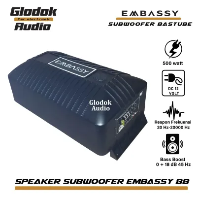 Subwoofer aktif 8 inch Embassy EM - 88 A Bastub Bass berkualitas