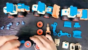 Disassembly Vehicle Toys Engineering/Fire Engine/Military Series Educational Toys for Children SG Ready Stock