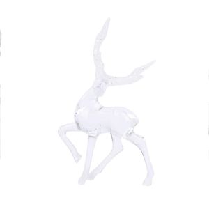 RUANGE Handmade Sika Deer Statue Easy to Install Elk Elk Miniatures Beautiful Artificial Artificial Mini Deer Home