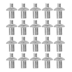 OPEAREY 10/20/50/100Pcs Dụng cụ sửa chữa Vít mở rộng khai thác Chốt phần cứng Bộ gõ đầu Đinh Tán mở rộng  Lõi nhôm Móng mở rộng