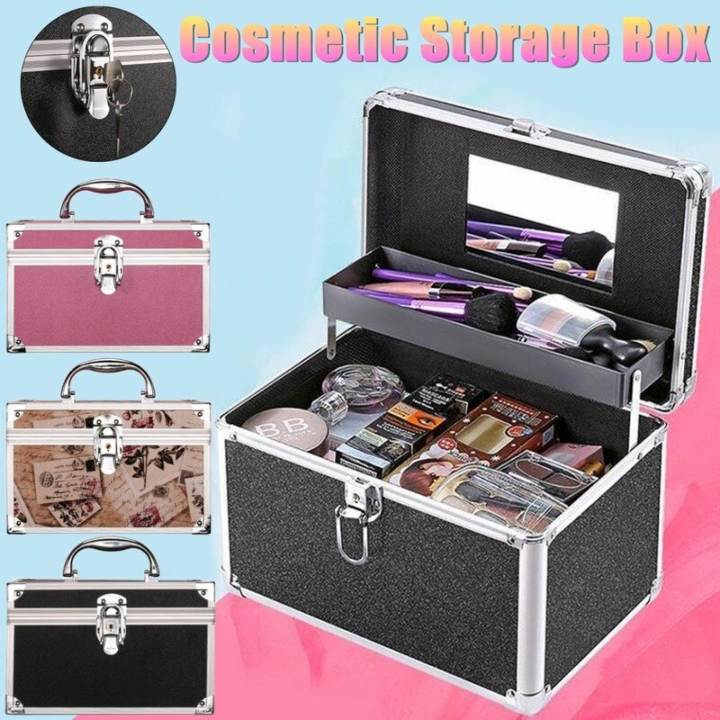 Professional Make up Train Case Travel Makeup Bag Box Durable