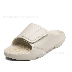 Summer Velcro Slide Sandals Lightweight Thick-Soled Massage Sole Beach Sandals Home Slippers MenS Shoes