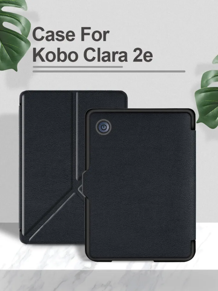 Kobo Clara 2E (2022 Release,Model N506) Case - Slim Lightweight Premium PU  Leather Bookcover with Auto Sleep/Wake Function