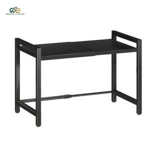 Expandable Microwave Rack Heavy Duty Extendable Microwave Stand Multi-Function Kitchen Storage Rack Height Adjustable for Kitchen Countertop [Winnereco Lifestyle]