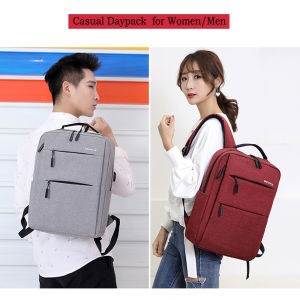 SLGOL Stylish Business computer bag with USB Charging PortCasual Daypack with Handle for Women/Men waterproof Laptop Backpack fit for 15.6 Inch