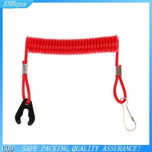[COD] 2.0m Boat Motor Kill Stop Switch & Safety Tether Lanyard For Outboard Engine Motor Parts Emergency Flameout Rope