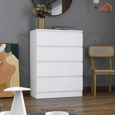 [Taller Size H102CM] Chest of Drawer With Lock / Storage Cabinet / Almari Baju / almari pakaian / Drawer Baju / Baby Locker
